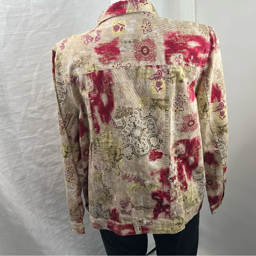 CJ Banks | Linen Blend Blazer/Top - Picture 2 of 6